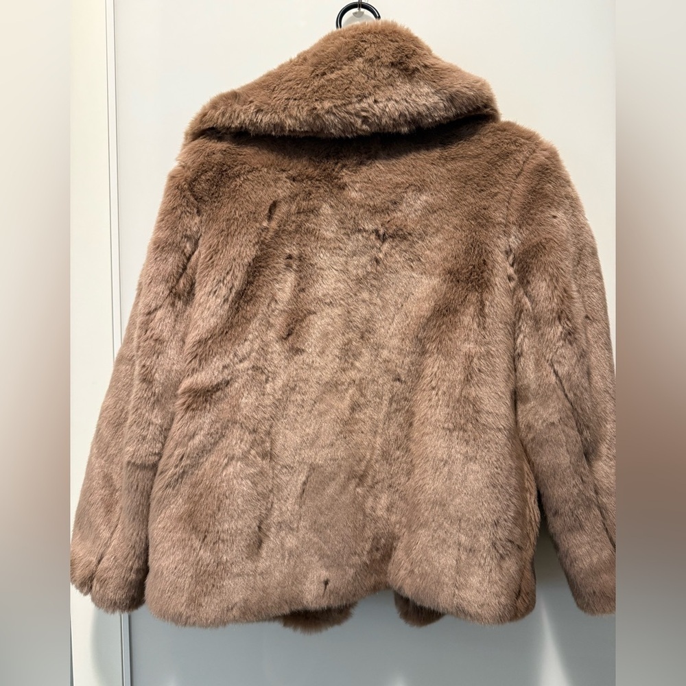 Pinkish Faux Fur Coat by A New Day - Picture 5 of 6